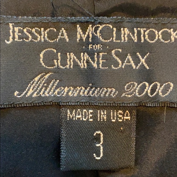 Vintage Gun Sax by Jessica McClintock - Picture 5 of 6